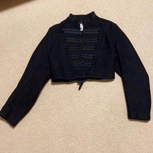 Cropped Zara Military Shrug / Jacket